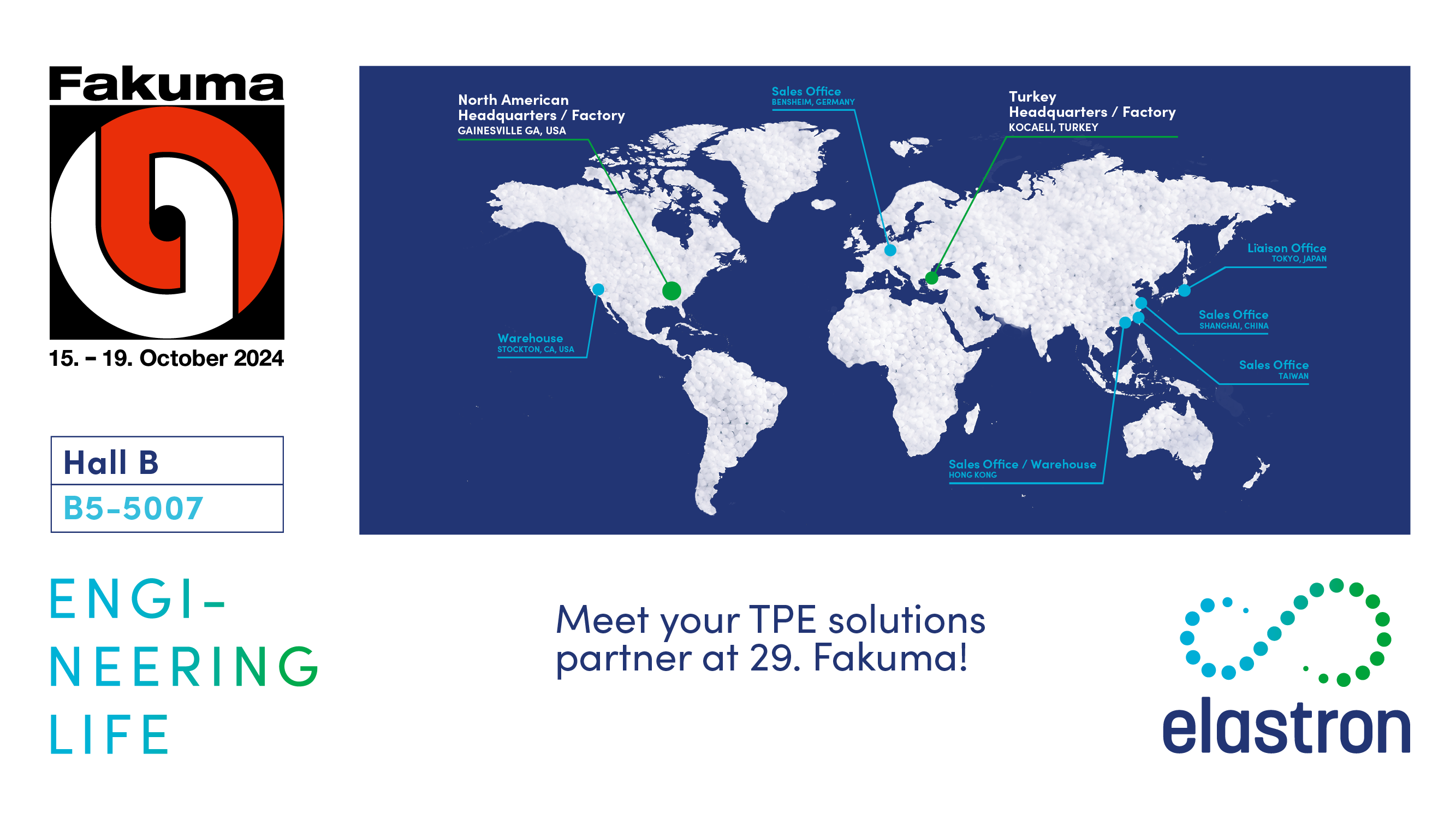 Elastron TPE solution at 2024 fakuma event